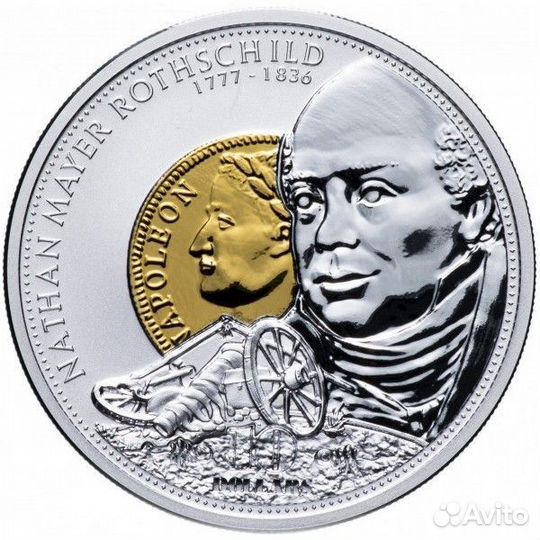 Монета 10 долларов Острова Кука