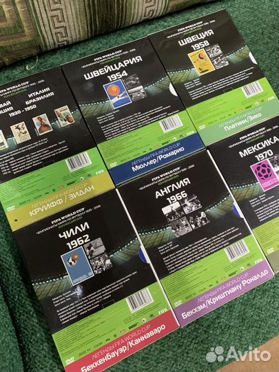 DVD коллекция Чемпионаты мира по футболу 1930-2006