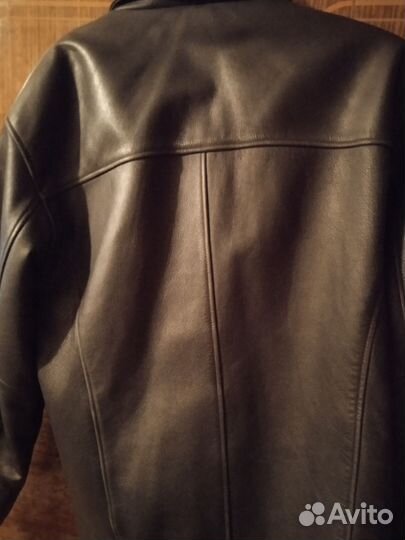 Куртка кожаная натур