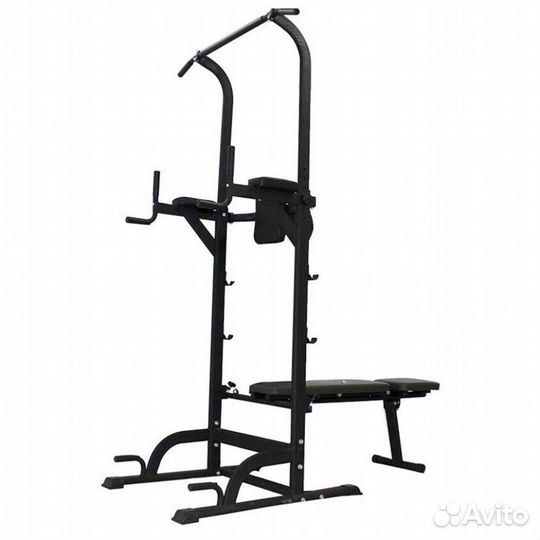 Тренажер со скамьей DFC power tower G004