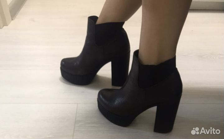 Ботильоны натуральная кожа 37