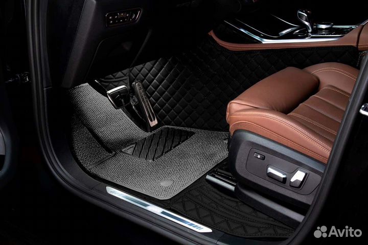 3D Коврики Range Rover Салон Багажник из Экокожи