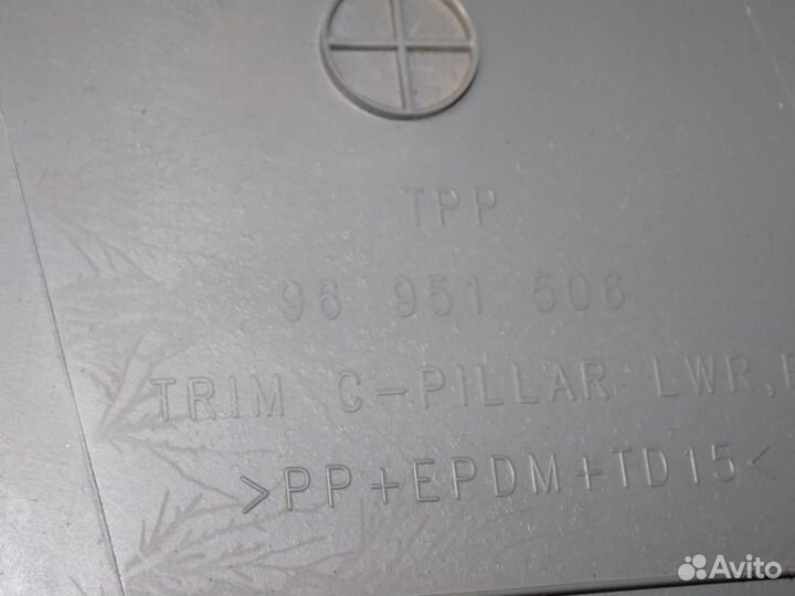 Обшивка стойки Gentra II 2013-2015