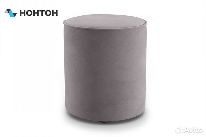 Пуф 132 коричнево-серый