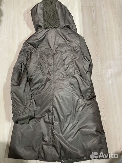 Пальто женское стеганое, р 52