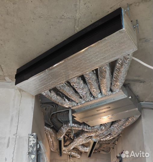 Монтаж канального кондиционера