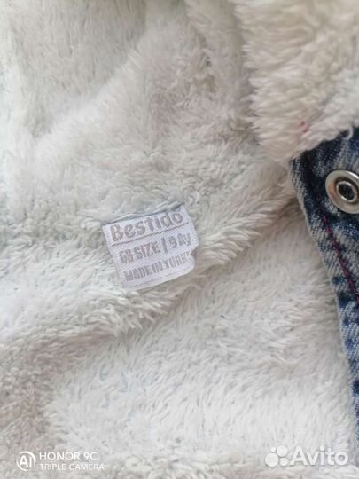 Джинсовый комбинезон для девочки