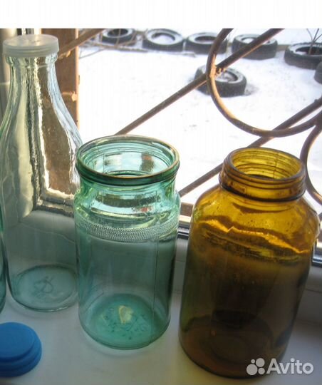 Сетка, 1л молочные бутылки и пробки из СССР