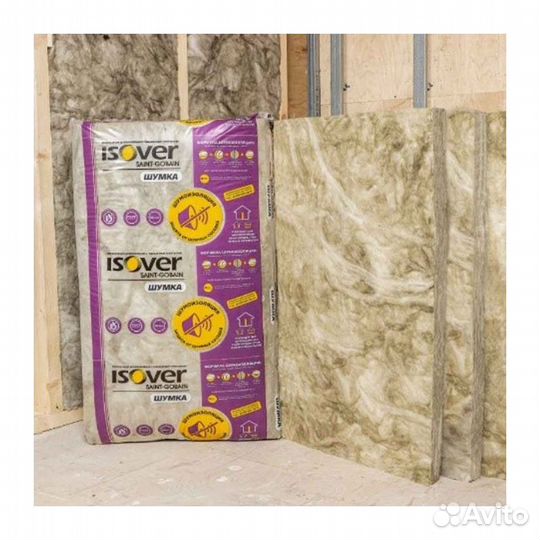 Шумоизоляция Изовер Шумка 1000х610х50 мм, 10 шт