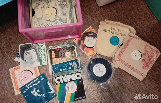 Виниловые пластинки СССР патифонные шеллак