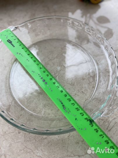 Блюдо стеклянное новое