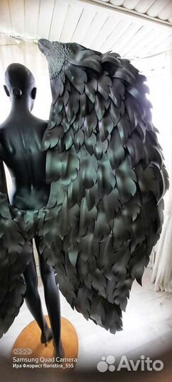 Крылья Малифисенты+посох