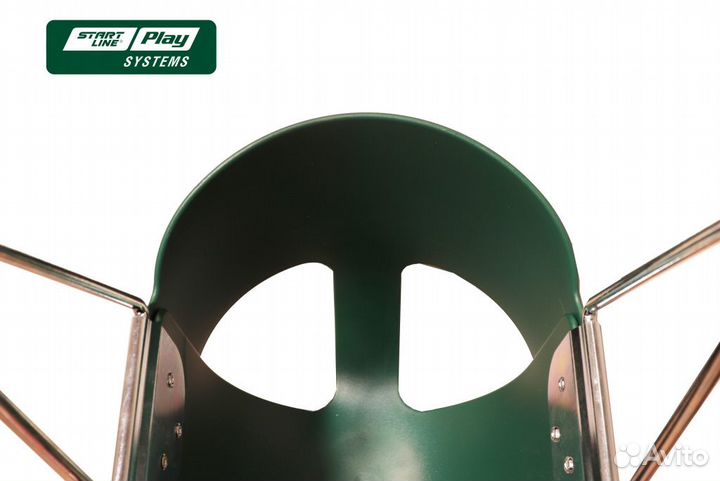 Качели детские уличные металлические 2 секции