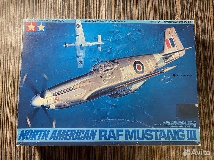 Сборная модель самолета RAF Mustang III 1:48