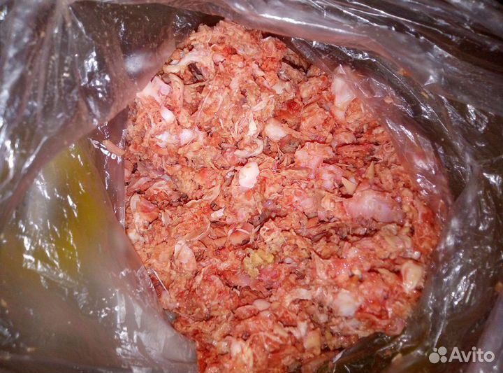 Фарш куринный мясокостный для животных