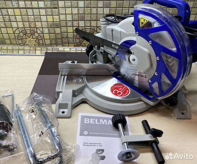 Торцовочная пила Белмаш belmash 210мм 1400Вт Новая