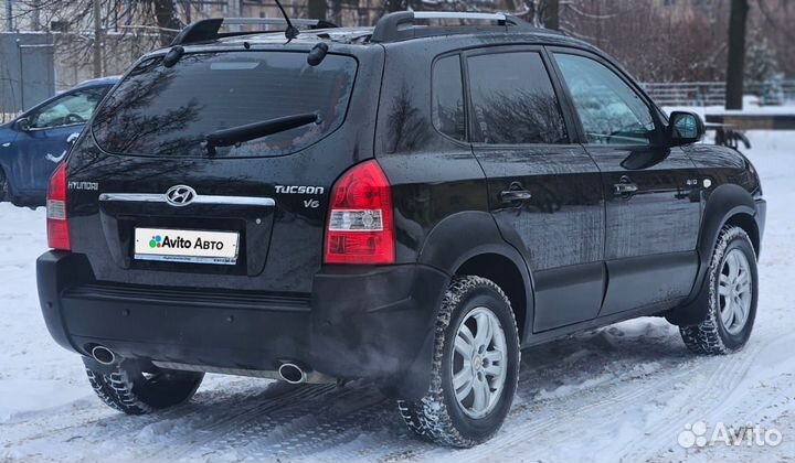 Hyundai Tucson 2.7 AT, 2007, 202 000 км