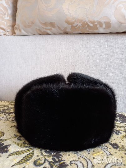 Норковая шапка мужская