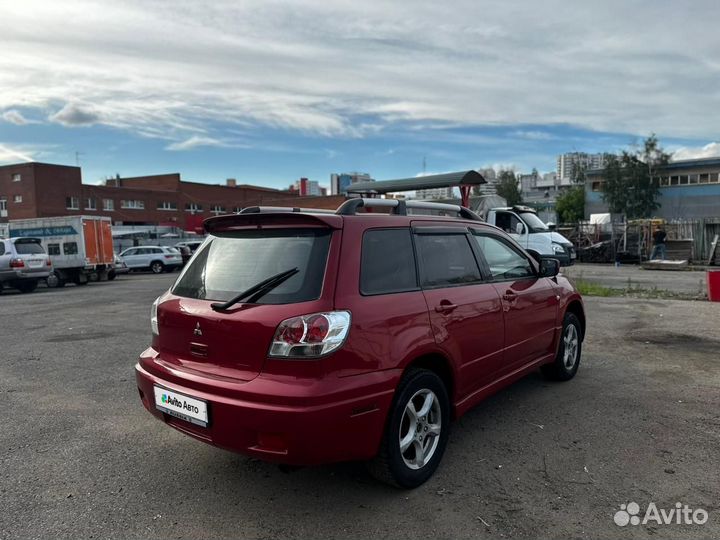 Mitsubishi Outlander 2.4 AT, 2002, 165 000 км