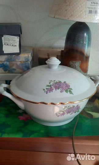 Столовый сервиз Сирень Дулево made in ussr