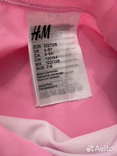 Купальник для девочки hm 122-128 и 134-140 см
