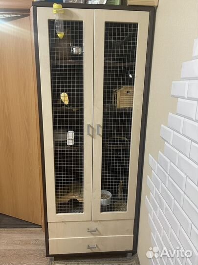 Витрина клетка для шиншилл