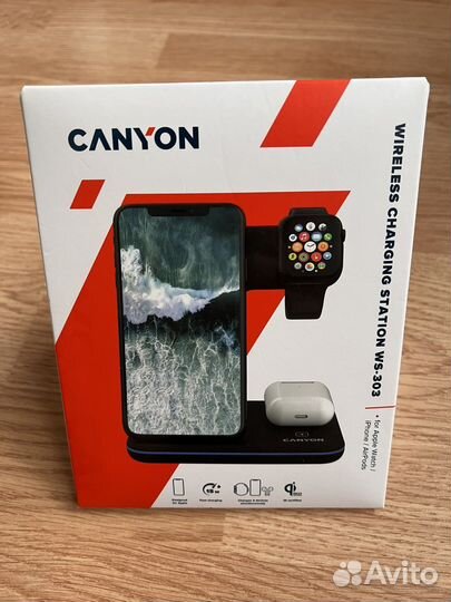 Беспроводная зарядная станция Canyon CNS-WCS303