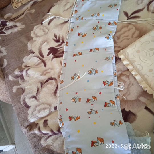 Бортики в детскую кроватку