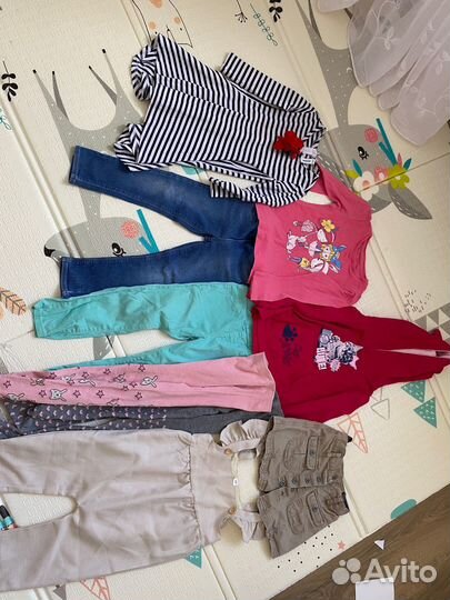 Вещи пакетом на девочку 104
