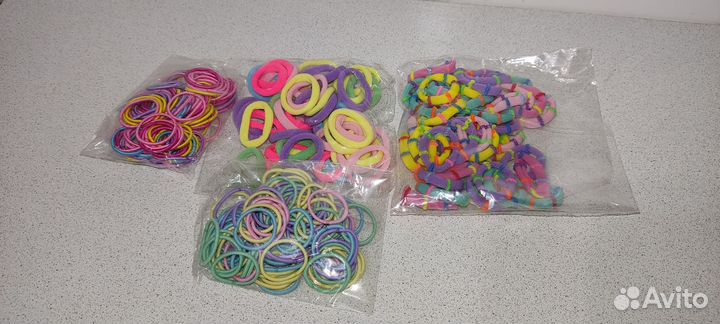Резинки для волос пакетом
