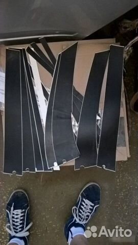 Наклейка верха двери Vaz 1118