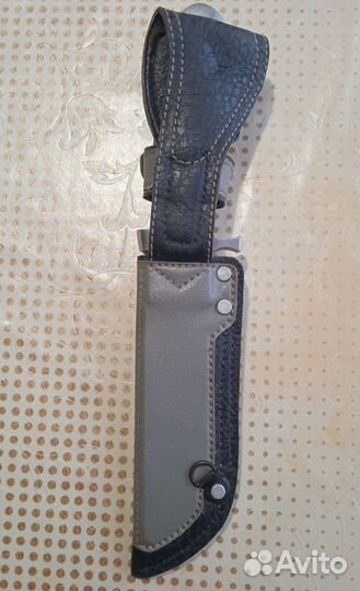 Нож охотничий ручной работы в ножнах