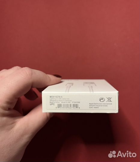 Кабель apple lightning to usb 1m