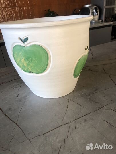 Кашпо горшок для цветов. Дизайнерская керамика