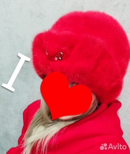 Шапка норковая женская 56-57