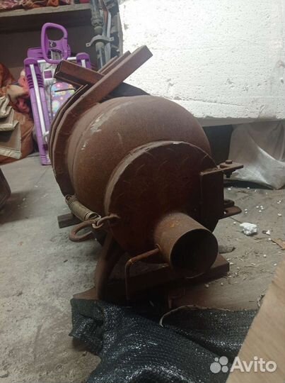 Печка буржуйка на дровах