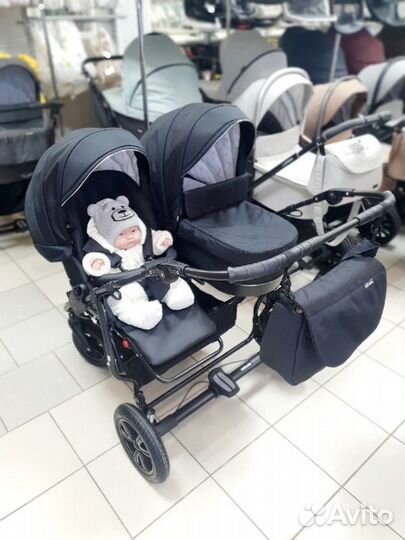 Коляска для двойни Mikado Duet 2 в 1