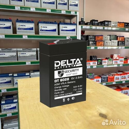 Аккумулятор ибп delta DT 6028 6V 2.8Ah