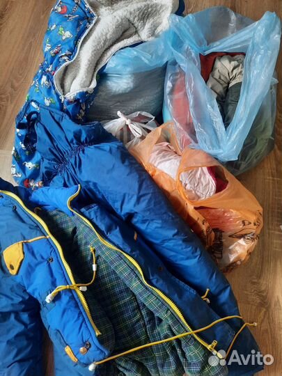 Вещи детские пакетами много цена за все 2-4 года