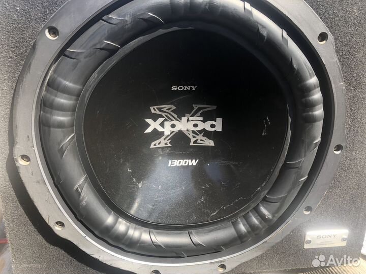Сабвуфер sony xplod 1300W