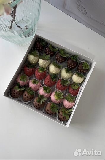 Клубника в шоколаде, подарок