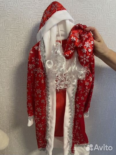 Костюм деда мороза детский