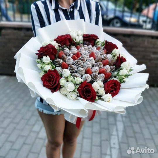 Букеты из клубники в шоколаде с доставкой