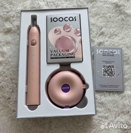 Электрическая зубная щетка Soocas D3 розовая