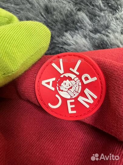 Свитшот Cavempt красный погружной оверсайз