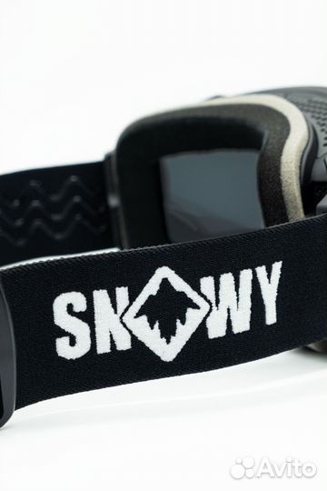 Маска snowy sonar polarized black polarized S4+S1