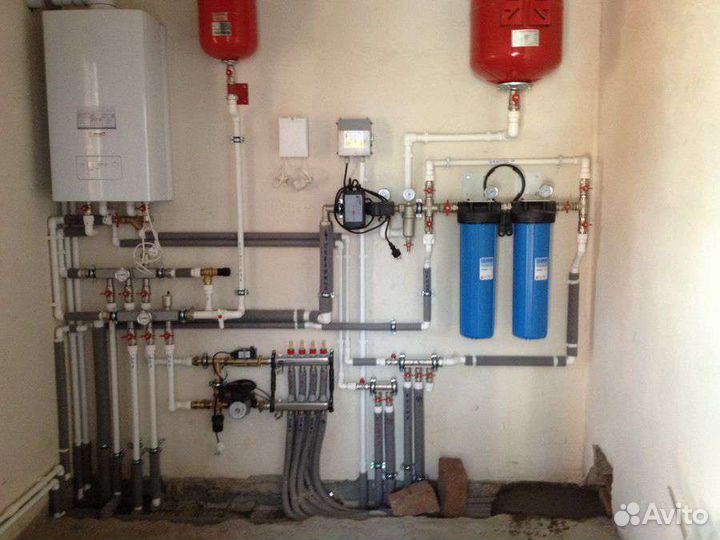 Водоснабжение, канализация, отопление под ключ