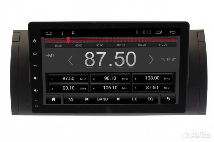 Магнитола 9 дюйм Андроид BMW X5 Unison