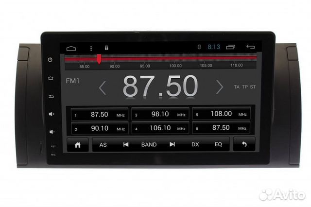 Магнитола 9 дюйм Андроид BMW X5 Unison