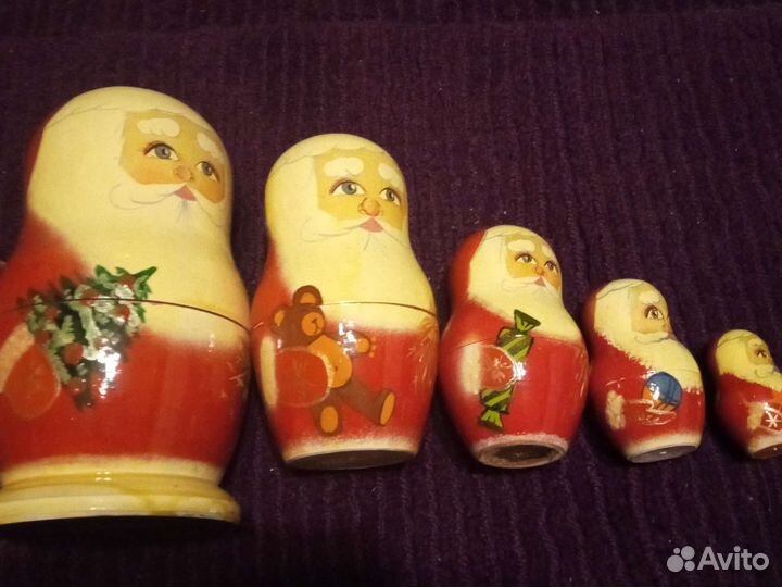 Елочная игрушка матрешка